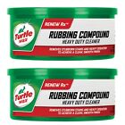 2 x Turtle Wax Red Rubbing Compound Heavy Duty Polishing Clean Cut Cleaner 298g