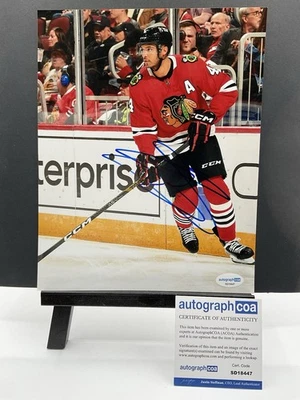 Seth Jones Signed Photo Chicago Blackhawks signed photo ACOA NHL Chicago auto - Image 1 of 3