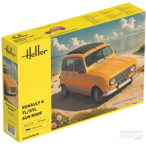 Heller 82704 Renault 4 TL/GTL Zonnedak 1/24