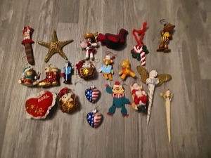Vintage Antique Merry Christmas Ornaments Very Rare Big Lot - Picture 1 of 6