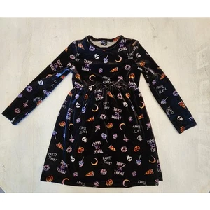 Girls SZ 6 Halloween Dress Spooky Pumpkin Trick or Treat - Picture 1 of 8
