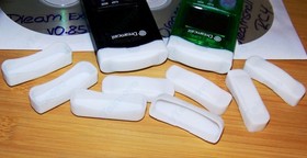 10x 3D Print CAP Dust WHITE Cover for SEGA Dreamcast VMU + Dreamshell Explorer