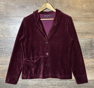 Gudrun Sjoden Samtjacke burgunderrot sehr guter Zustand Größe - Medium - Bild 1 von 6