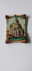 3D Venezia Resin Souvenier Plaque 5.25 In. X 3.5 In. Beautiful Colors - Picture 1 of 2