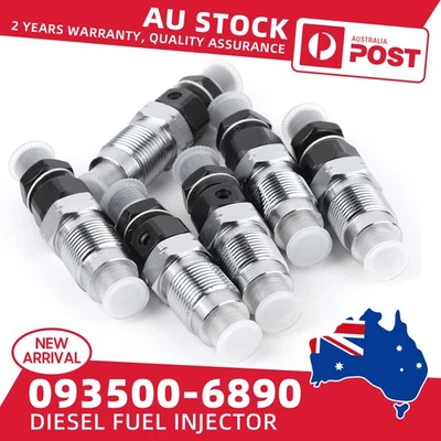 093500-6890 Diesel Injectors x6 for Toyota Coaster HZB50 4.2L D 1990-2002- AU - image 1 of 4