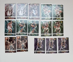 1995-96 SkyBox Electrified 18 x LOT Webber Shaq Barkley Hill Drexler Mutombo - Picture 1 of 6