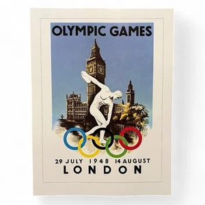 Póster de los Juegos Olímpicos de 1948 12x16 impresión artística de Londres, Inglaterra - Imagen 1 de 2