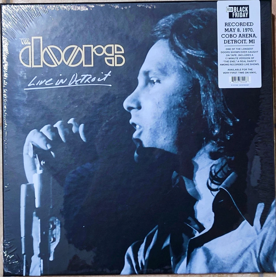 THE DOORS - LIVE IN DETROIT Elektra-Rhino 4x180g LP Box RSD 2024 #7997 NEW -RARE - Immagine 1 di 4