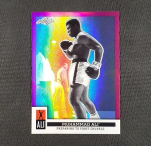 2016 LEAF Immortal Collection #18 Muhammad Ali Prismatic Pink Refractor /10 - Picture 1 of 2