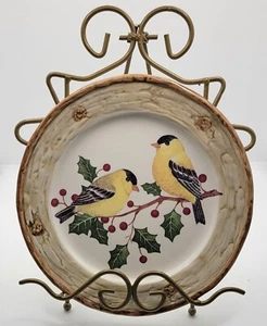 Sonoma Knollwood 8 1/8" Salatteller gelber Vogel - Bild 1 von 3