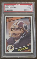 1984 Topps Football #388 John Riggins card PSA 9 Mint! Washington Redskins!