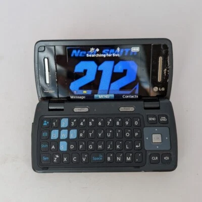 Blue Black Verizon LG VX9200 Mobile Flip Phone “”QWERTY Keyboard - Bad Battery - Image 1 of 4