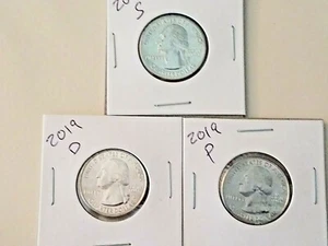 2019 P,D,S "San Antonio Missions" Texas Quarters. - Bild 1 von 8