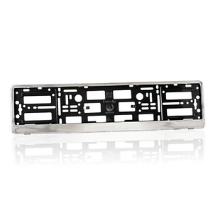 2 x "CHROME" EFFECT NUMBER PLATE HOLDER SURROUND CAR - Picture 1 of 3