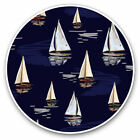 2 X Vinyl Stickers 7.5Cm - Blue Sea Ocean Sailing Ships Boat Cool Gift #12324