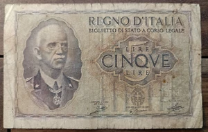 1940 Königreich Italien Lire 5 Kaiserreich - Bild 1 von 2