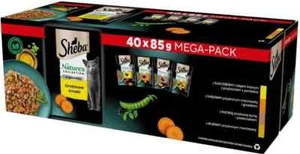 40x85 g SHEBA Nassfutter in Gelee mit Huhn, Pute, Ente, Geflügel adulte Katzen - Bild 1 von 2