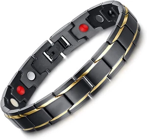 Therapeutic Energy Healing Magnetic Bracelet Therapy Arthritis for Men Women US - Picture 1 of 16