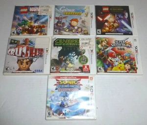 Lot of 7 Nintendo 3DS Games Cases Only (NO GAMES) 5 Have Manuals PLEASE READ - Picture 1 of 10