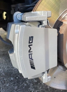 Mercedes Benz REAR BRAKE CALIPER COVER AMG C43 C300 C400 C450 GLC43 GLC 300 2PCS - Picture 1 of 11