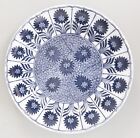 Antique 19th C. English Minton Aster Flow Blue Transferware Porcelain Plate