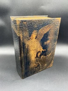Faux Book Storage Box Hidden Goth The Guardian Angel Mysterious Stash  - Picture 1 of 10