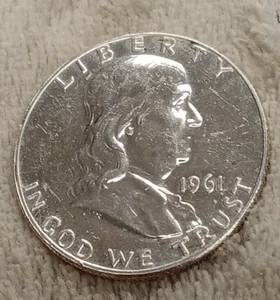 1961 P FRANKLIN PROOF  HALF DOLLAR TP-3351 - Picture 1 of 2
