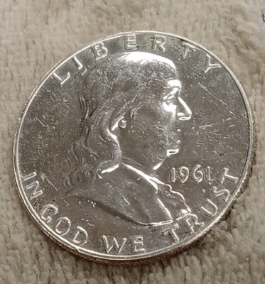 1961 P FRANKLIN PROOF  HALF DOLLAR TP-3351 - Image 1 of 2