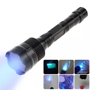 Flashlight 6 LED 365nm UV Black Light 40W for Pet Urine / Uranium Glass - Picture 1 of 12
