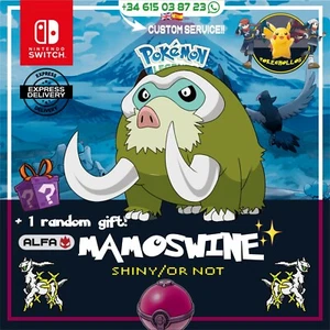 ✨MAMOSWINE SHINY ✨ | pokemon leyendas Arceus 🏞️ / Legends Arceus 🌋 - Picture 1 of 3