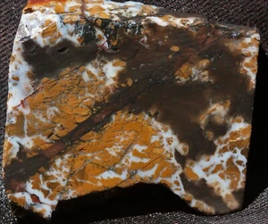 A918 ~ 3,8 Unzen 3 Stück Platten/Kabine Vorformlinge Stein Canyon Brekzienjaspis ~ Kalifornien - Bild 1 von 8