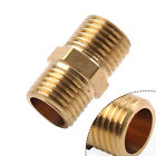 Brass G 1/4 Male To G 1/4 Male Adapter Pipe Fitting Threaded Connector Coupler