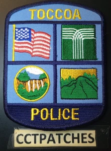 TOCCOA, GEORGIA POLICE SHOULDER PATCH GA - Picture 1 of 2