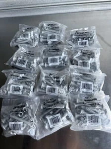 3/8”x3” Carriage Bolt With With Nuts - Quantity Of 120. 12 Bags Of 10 Each - Picture 1 of 2