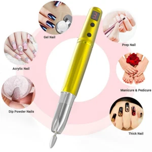 Elektrische Nagelfräser, Nagelfeile Pediküreset, Maniküre Set für Acrneylnägel - Bild 1 von 12