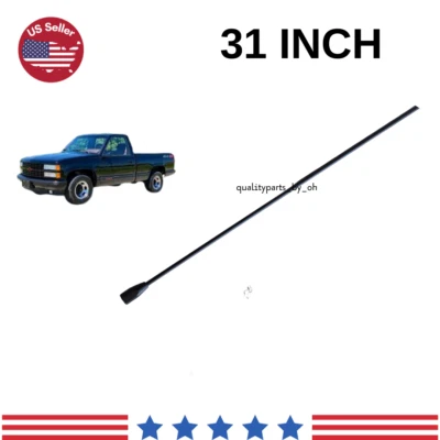 31''Antenna Replacement Mast Radio Am/Fm For GMC C1500 Pickup 1988-1999 - Image 1 of 2