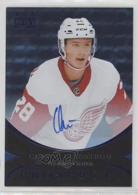 2020 Skybox Metal Universe Star Sapphires Gustav Lindstrom #PP-34 Rookie Auto RC - Image 1 of 2