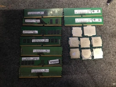 MIX LOT OF 8 Intel Core i5-i3-i7+memory - Image 1 of 4