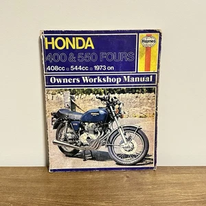 Honda 400 & 550 Fours 408cc 544cc 1973 Haynes Motorcycle Owner's Workshop Manual - Bild 1 von 4
