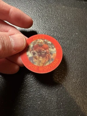 Joe Montana 1984 7/11 Slurpee Super Sports Stars Coleccionista Moneda Espalda Naranja Foto 1 de 4