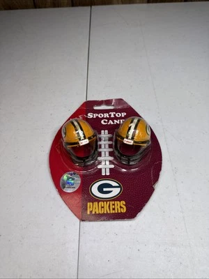 Paquete de 2 velas casco deportivo Green Bay Packers NFL - nuevo - raro vintage Foto 1 de 4