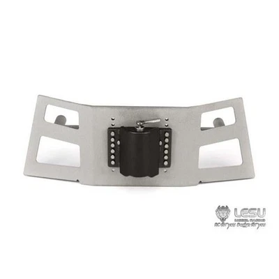 LESU Metal Black Front Bumper Matte Hook for 1/14 Tamiya 1851 3363 Tractor Truck - Image 1 of 3