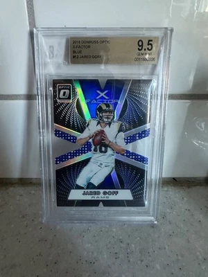 2016 Jared Goff Rookie Optic Die Cut #’d to /149 graded BGS 9.5 - Image 1 of 3