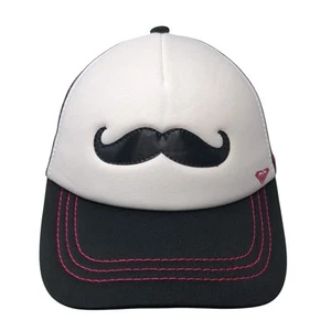 Sombrero de Camionero Roxy Bigote Snapback Negro Talla Única Ajustable Malla Espalda - Imagen 1 de 9