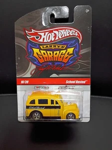 Autobús escolar Ford Larry's Garage 2009 #10 Hot Wheels escuela pasajeros reales arrestados   - Imagen 1 de 2