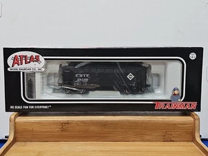 Atlas Ho Trainman Erie 2-Bay Offset Side Hopper Road #28100  - Bild 1 von 5
