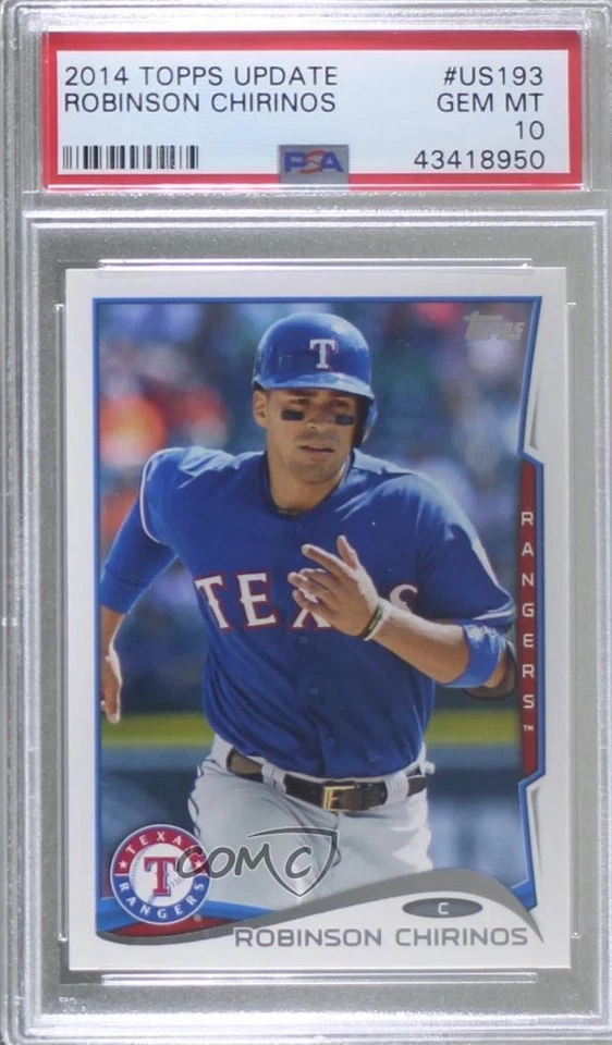 2014 Topps Update Robinson Chirinos #US-193 PSA 10 GEM MT Rookie RC - Image 1 of 2