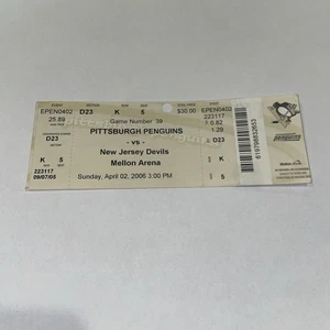 Pittsburgh Penguins vs New Jersey Devils 4.2.2006 Sidney Crosby Tor - Bild 1 von 2