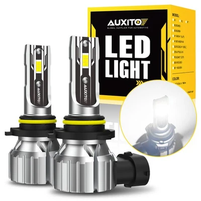 2Pcs 20000LM 9006 HB4 Headlight LED Low Bulbs Beam Kit Super Bright White 6500K - Image 1 of 4