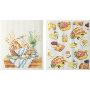 IHR Breakfast Time Spültuch Reinigungstuch Schwammtuch Spüllappen Putztuch 17x19 - Bild 1 von 1